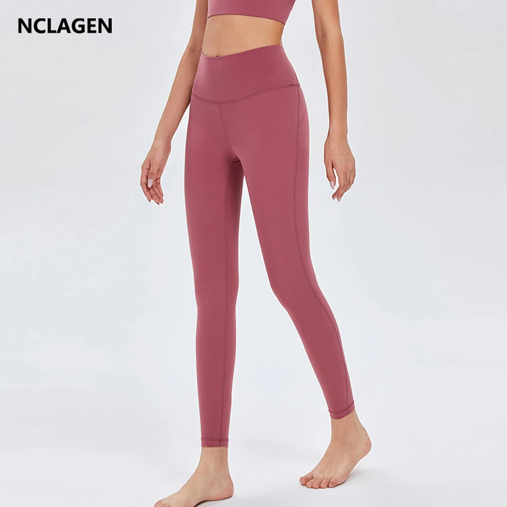 Nclagen Yoga Pants Female Naked Feeling High Waist Leggings Sport Women Fitness Peach Hip Squat Proof Gym Capri Workout Tights Yoga Pants Aliexpress