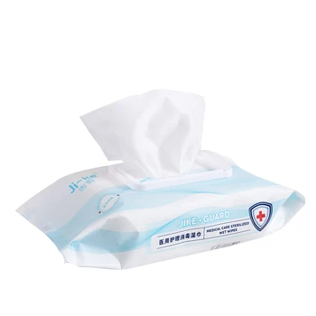 

80pcs/box Disinfection Antiseptic Pads Alcohol Swabs Wet Wipes Skin Cleaning Care Sterilization First Aid Cleaning Tissue Box
