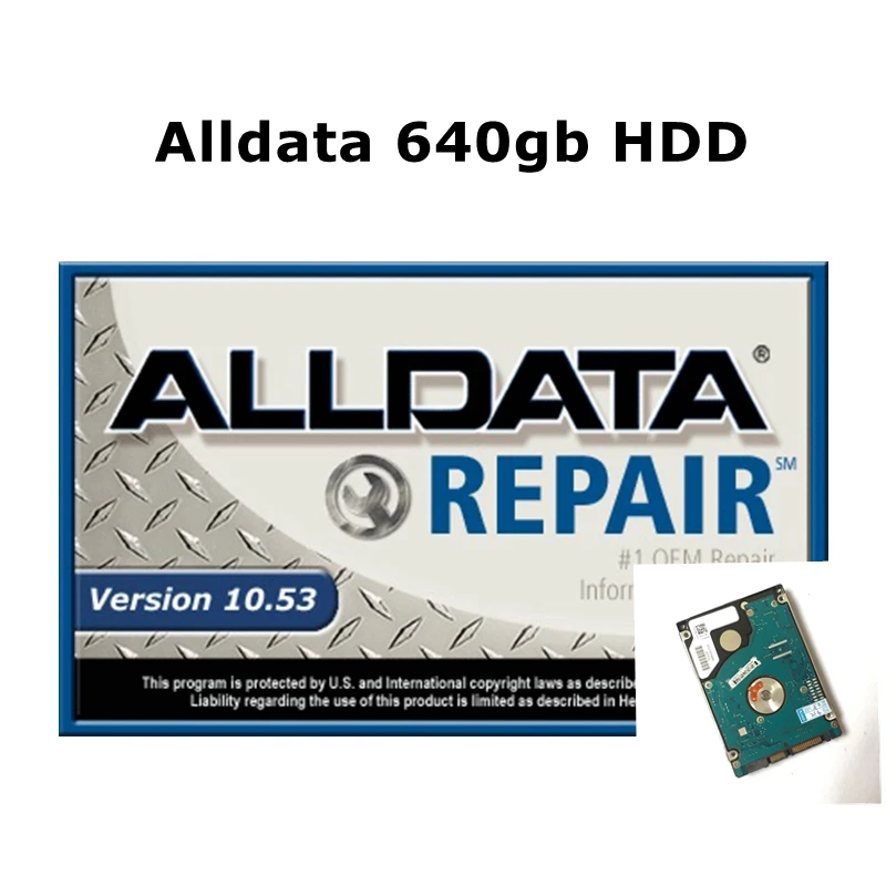 2024 Vendita Calda Alldata Software Di Riparazione Automatica 10.53V Tutti I Dati Automotive Tech Support Per Auto E Camion In 640Gb Hdd 3.1V Usb
