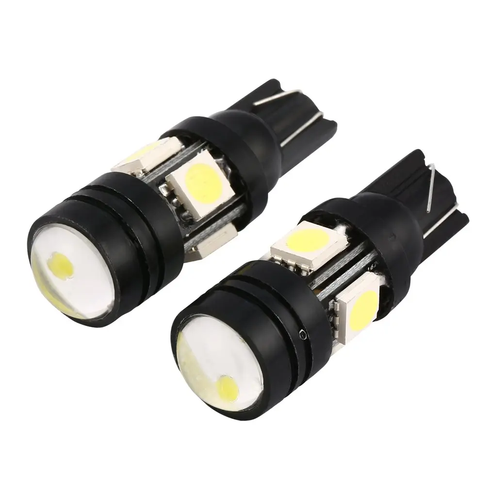 2pcs T10 LED W5W Car LED Fog Light Auto Lamp 12V with Projector Lens for Ford for Focus Interior Packing Car Styling