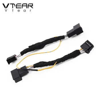 

Vtear For Skoda Kodiaq Karoq GT car automatic start and stop off Default Device center console button panel cable accessories