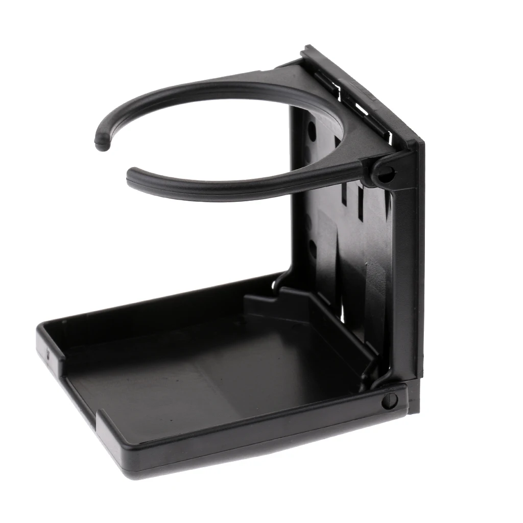 Folding Cup Drink Holder Fold Up Adjustable Drink Cup Retainer for Marine Boat