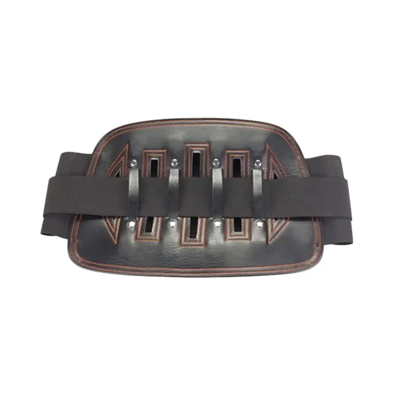 Регулируемый пояс для поддержки талии, дышащая стальная пластина, кожаная поясничная фиксированная Скоба для мужчин и женщин, инструмент для ухода за здоровьем