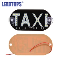 LEADTOPS 1pc/lot Taxi Led Car Windscreen Cab indicator Lamp Sign Blue Windshield Light 12V BJ
