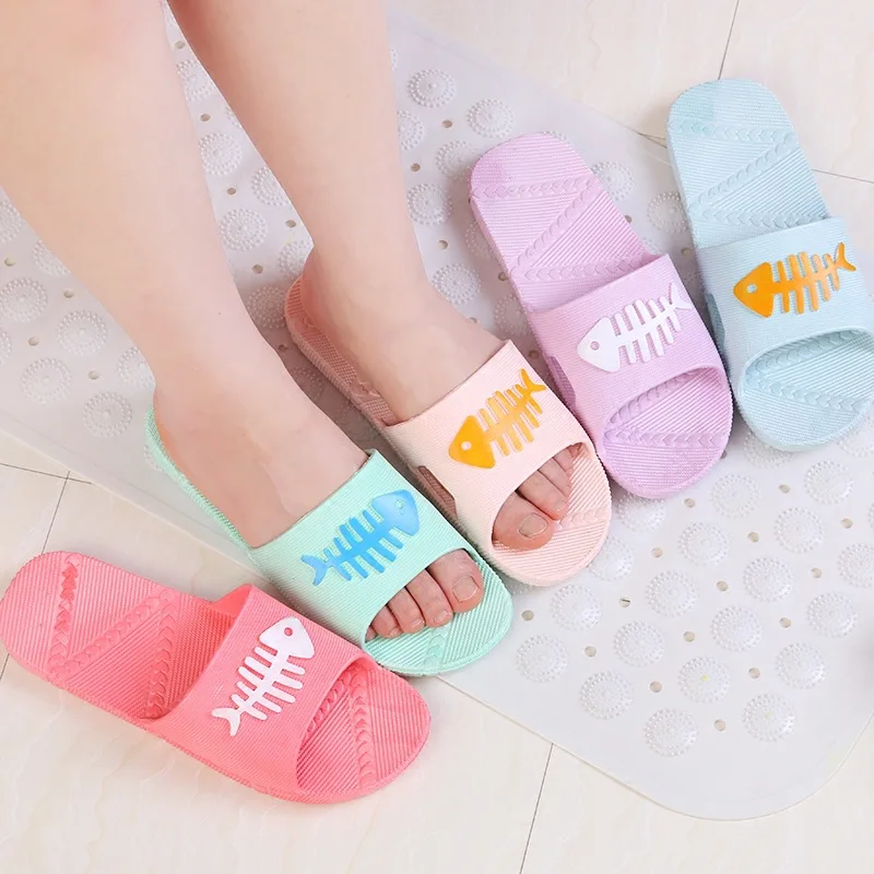 

Home Indoor Anti-slip Leakage Bath Sandals Men And Women Couples Home Slippers Hollow out Bathroom Household Slippers