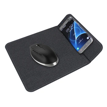 

Wireless Charger Mouse Pad Qi Wireless Charging For Cell phone Stand Pad For Samsung S8 Note 8 For iphone X Mice Pad IY150