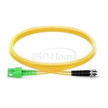 15 м SC/APC-ST/UPC дуплексный 2,0 мм одномодовый волоконно-оптический патч-корд, SC-ST волоконный кабель