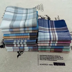 Lot de 5 écharpes à carreaux multicolores pour hommes et femmes, pochettes pour fête de mariage, serviette de poitrine, mouchoirs de poche 38x38cm 