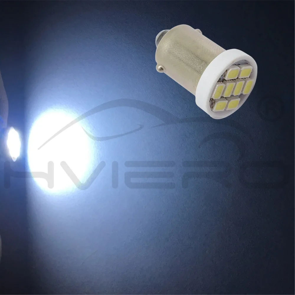 Hviero White T11 Ba9s Car Led 1206 8smd Reading Bulbs T4w Festoon Dome Door Light Signal Lamps Plate Led DC 12V Turn Light Tail Lamp