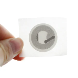 Image for (100pcs) 25mm White Paper NFC Stickers Protocol IS 