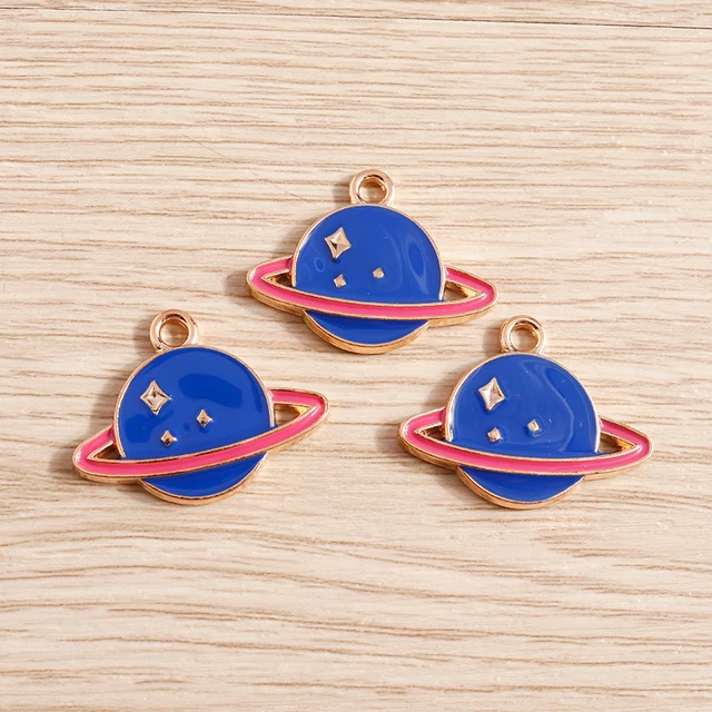 10pcs/lot Enamel Alloy Enamel Charms for Jewelry Making Cute Moon Star Sun Charms Pendant for DIY Necklaces Earrings Accessories as picture shows
