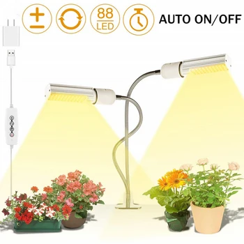 

Full Spectrum LED Grow Light 1/2/3 Heads Dimmable Phyto Lamp USB 5V Fitolampy For Greenhouse Vegetable Seedling Plant Lighting