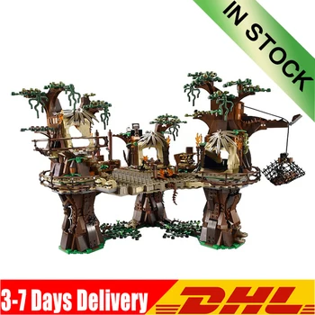 

DHL 1990pcs Star Toys Wars Ewok Village Building Blocks Juguete Para Construir Bricks Toys Compatible 05047 10236 Gifts