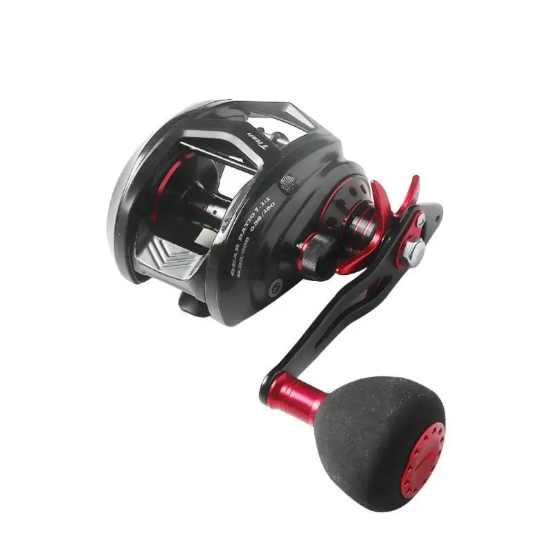 

JOHNCOO Baitcast Fishing Reel Low Profile Fine Processing Durable Not Easily Damaged 7.1:1 Speed Ratio Casting Fish Reel 2019