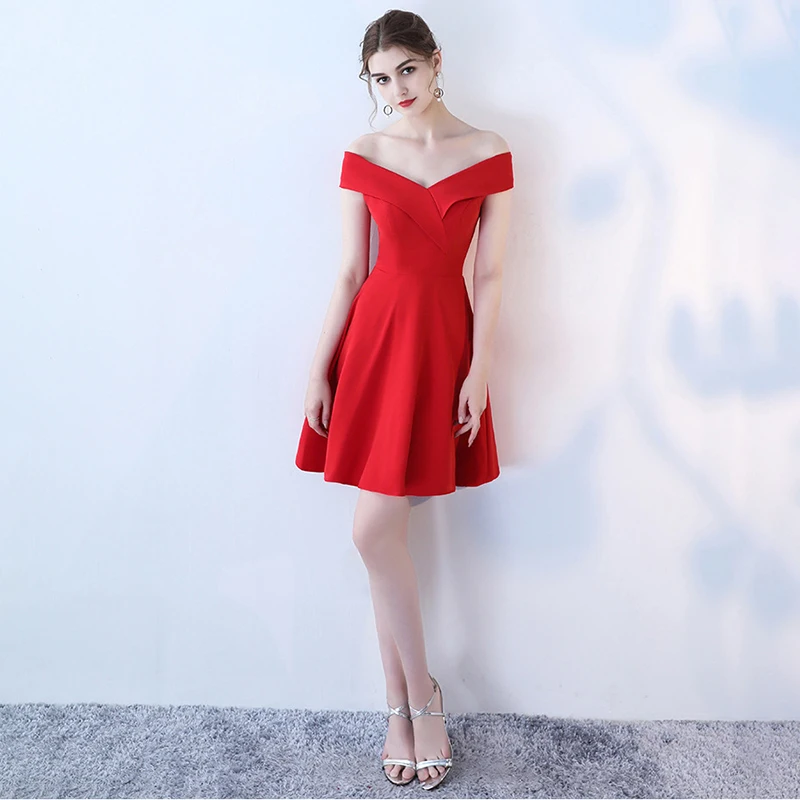 Off The Shoulder Homecoming Dress Vestidos De Gala Corto Formal Dresses Short Vestidos De 15 Cortos Vestido De Formatura