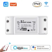DIY WiFi Smart Light Switch Universal Breaker Timer Smart Life APP Wireless Remote Control Works with Google Home alexa amazon diy wifi smart light switch universal breaker timer wireless remote control works with alexa google home smart home automation