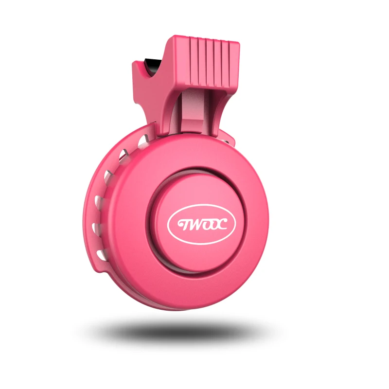 Водонепроницаемый Электрический велосипедный звонок, 110 дБ, звуковой сигнал, USB Перезаряжаемый сигнал, громкий звонок, велосипедный звонок, Аксессуары для велосипеда - Цвет: Pink Horn