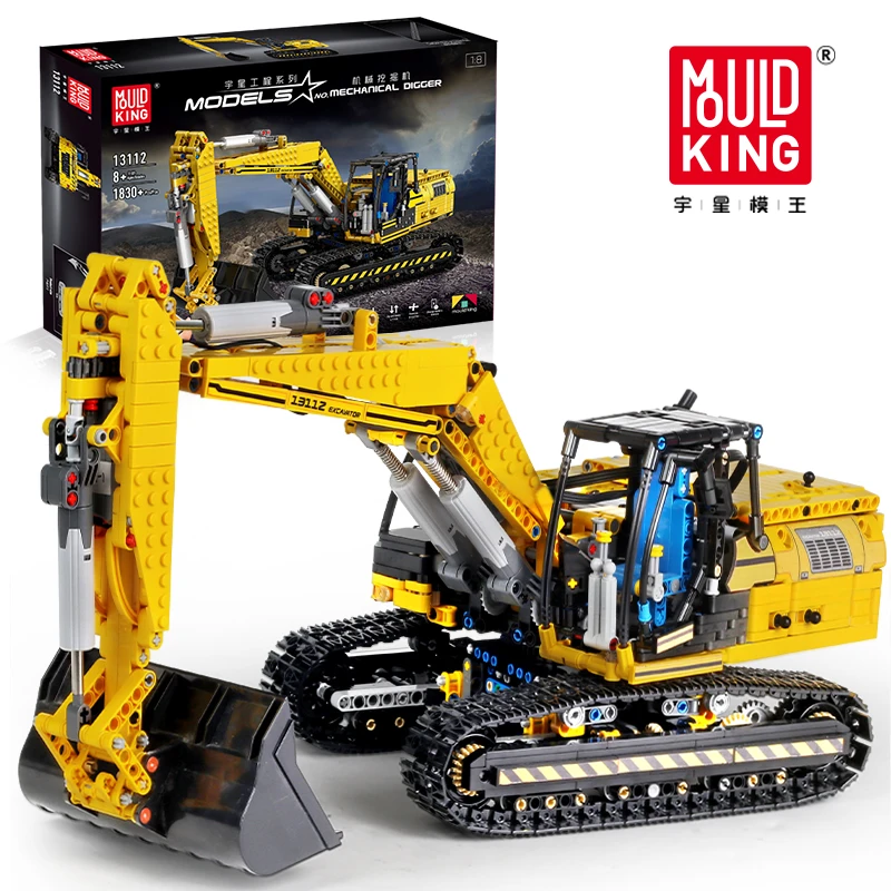 

20007 Technic Series RC Motorized Excavator Model Building Blocks Bricks Compatible with Legoing 8043 TOYS For Children Gifts