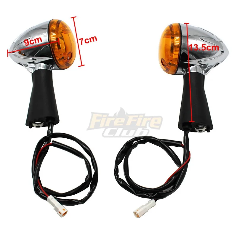 Мотоцикл передний задний указатель поворота светильник чехол Светодиодный