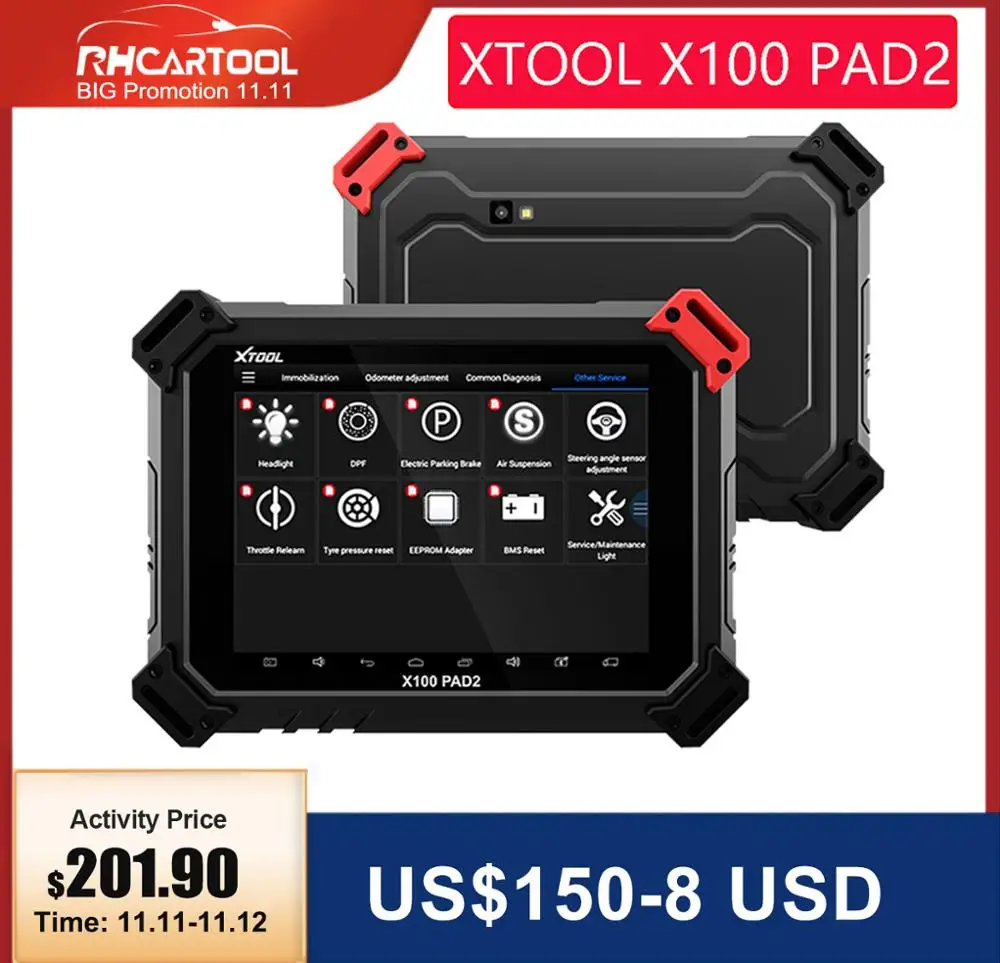 £185.27 Xtool X100 Pad2 X100pad X100 Pro2 Obd2 Auto Key Programmer