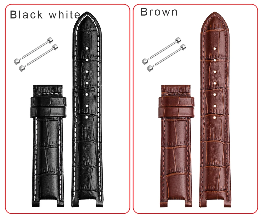 Senior Cow Leather Watch Strap For Gc Watches Band 22*13mm 20*11mm Notched  Watchband Genuine Leather Blue Wristwatches Belt - Watchbands - AliExpress