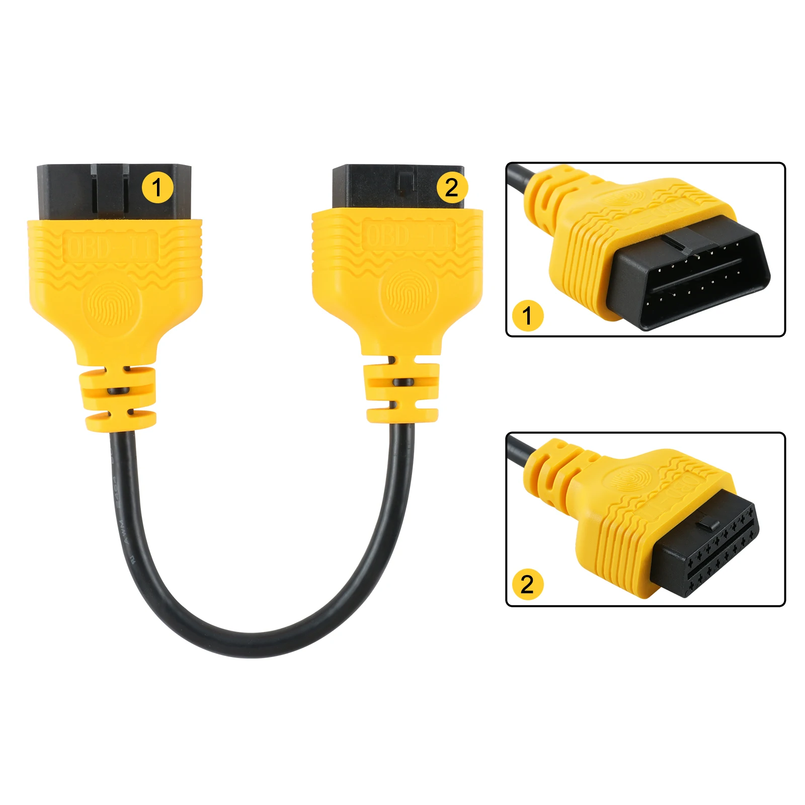 Удлинительный кабель 30 см разъем 16Pin ELM327 OBD II OBD2 автомобильный адаптер