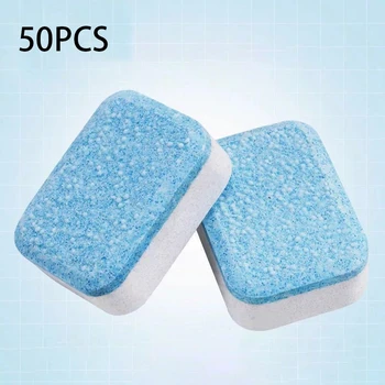 

50Pcs Effervescent Tablet Dishwasher Deep Cleaner Special for Multi Effect Siemens Fangtai Haier Dishwasher Suitable