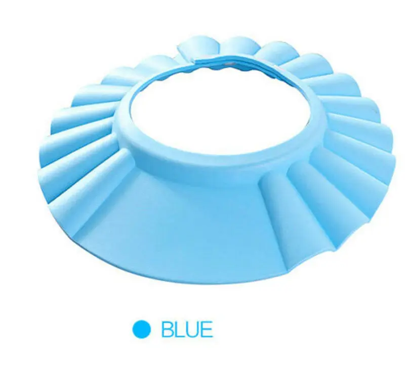 Adjustable Baby Kids Shampoo Bath Bathing Shower Cap Hat Wash Hair Shield Cute Hot Solid Color Baby Accessories Shampoo Cap hair wash hat,shampoo shower cap,hair wash shield