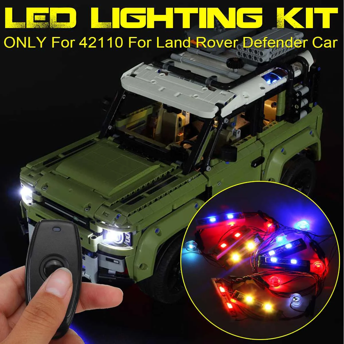 light kit for land rover defender 42110