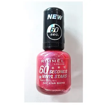 

Rimmel nail Polish 60 Seconds Vinyl Stars 624 Star Shine