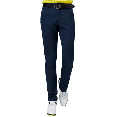 Одежда для гольфа Мужские дышащие Гольф эластичные брюки с высокой посадкой спортивные брюки для гольфа мужские прямые удобная спортивная одежда D0652 - Цвет: Синий
