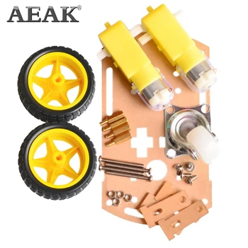 

AEAK mart car chassis Tracing car The robot car chassis With code disc tachometer for Arduino