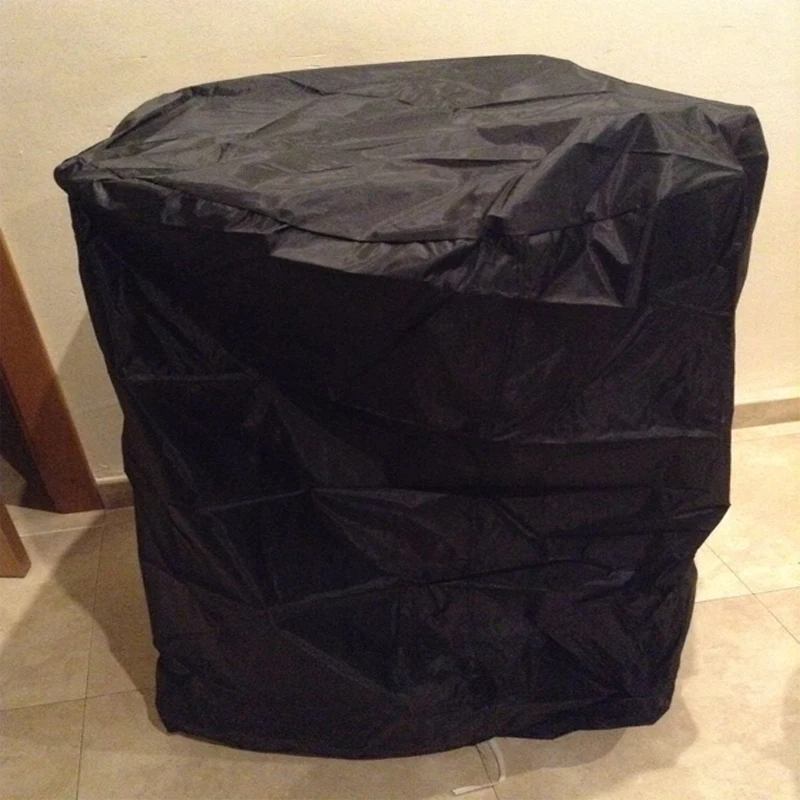 Custom Made Black BBQ Protective Covers, Waterproofed BBQ Patio Covers 82x66xH110cm/89x64x112cm,