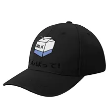 

Milk Baseball Cap Running Fashion Baseball Hat Streetwear Print Drummer Polyester Cap