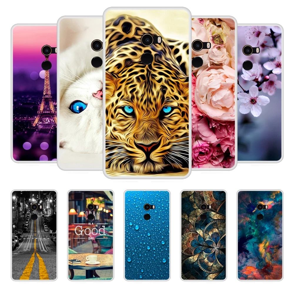 Case Cover for Xiaomi Mi Mix 2 Soft Silicone TPU Cute Patterned Print Phone In Stock |