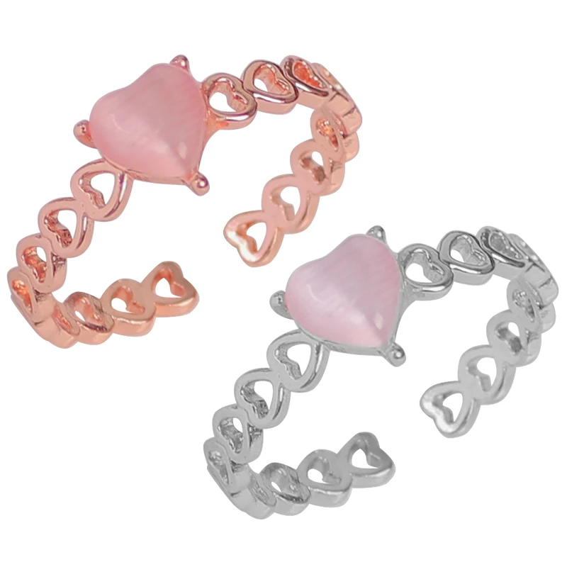 Богемное модное кольцо для девушек открытое регулируемое очаровательное