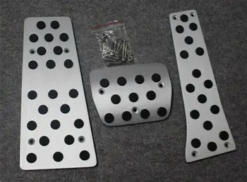 

Aluminum Sports Fuel Brake Foot Rest AT Pedals For Mazda3 2014 2015 2016 2017