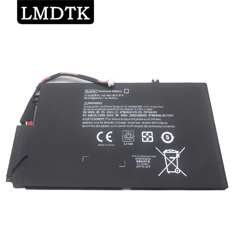 Lmdtk Nuova Batteria Per Laptop El04Xl Per Hp Envy Touchsmart 4 4-1126Tu 4-1102Xx 4-1007Tx 4-1130U 4-1218Tu Hstnn-Ub3R Ib3R 681949-001