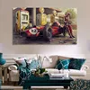 Vintage voiture affiche Ferraris classique course F1 course voiture œuvre murale Art photo impression toile peinture pour la maison salon décor ► Photo 2/6