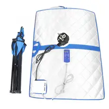 110 v/220 v Складная домашняя инфракрасная Паровая сауна-палатка для похудения, детоксикационная спа-машина со стулом