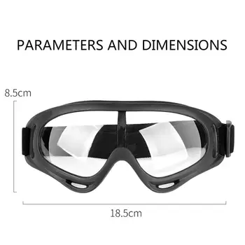 

Goggles Safety Protective Glasses Anti-spatter Anti-fog Dust-proof Windproof Fully Enclosed Transparent Riding Glasses