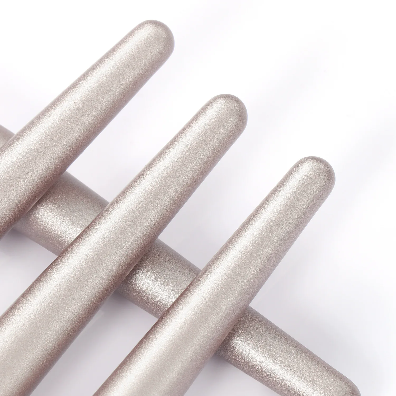 10 шт. роскошные кисти для макияжа цвета шампанского набор нанесения пудры румяна