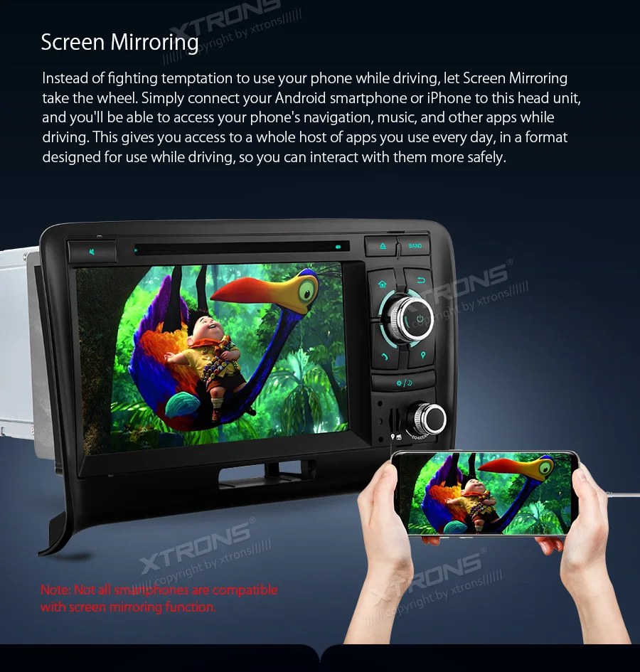 Top 7" Android 9.0 Pie OS Car DVD Multimedia GPS Radio for Audi TT MK2 (8J) 2006-2014 with 4GB RAM 64GB ROM & 2K Video Support 15