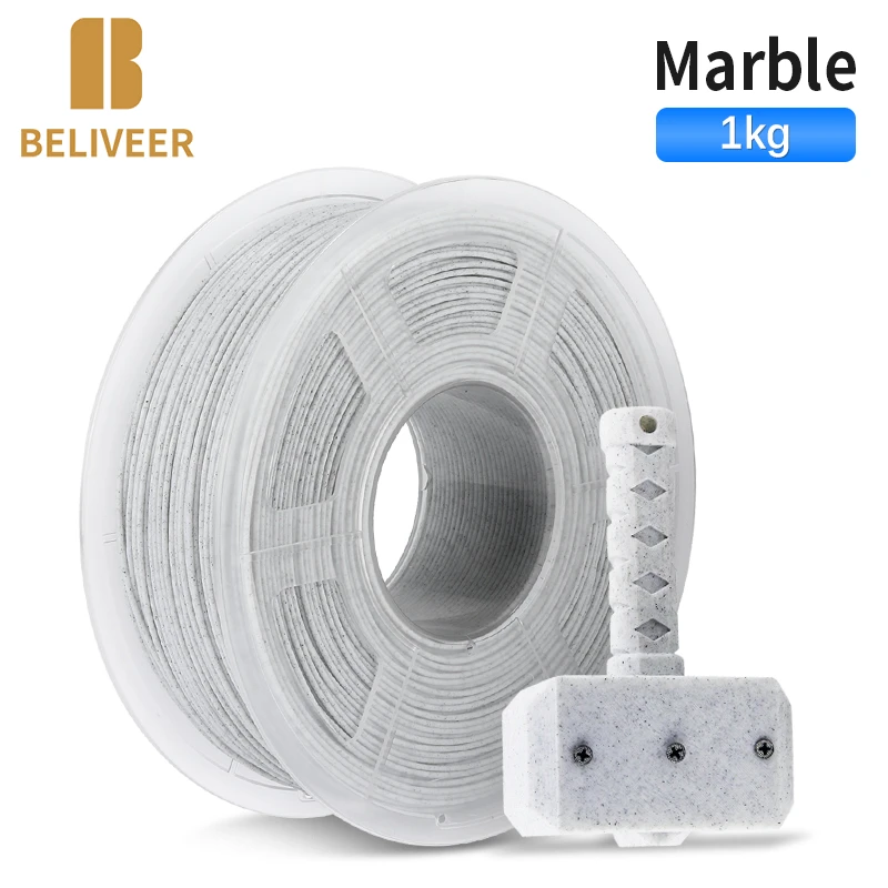 Marble PLA Filament 3D Printer PLA  1 KG 1.75 MM Refills Bendable Non-Toxic Fastship Gift Printer Handles Pen DIY polypropylene 3d printer filament