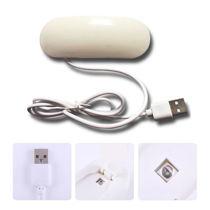 6 Вт белая Сушилка для ногтей Портативный USB Источник питания УФ гель сушилка лака