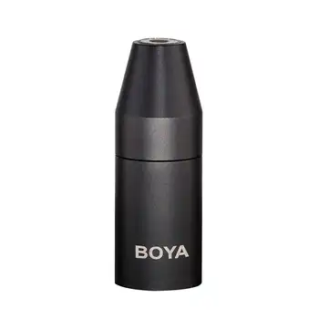 

BOYA By 35C-Xlr 3.5mm (Trs) Mini-Jack Female Microphone Adapter To 3-Pin Xlr Male Connector For Camcorder Mixer Camera o Rec