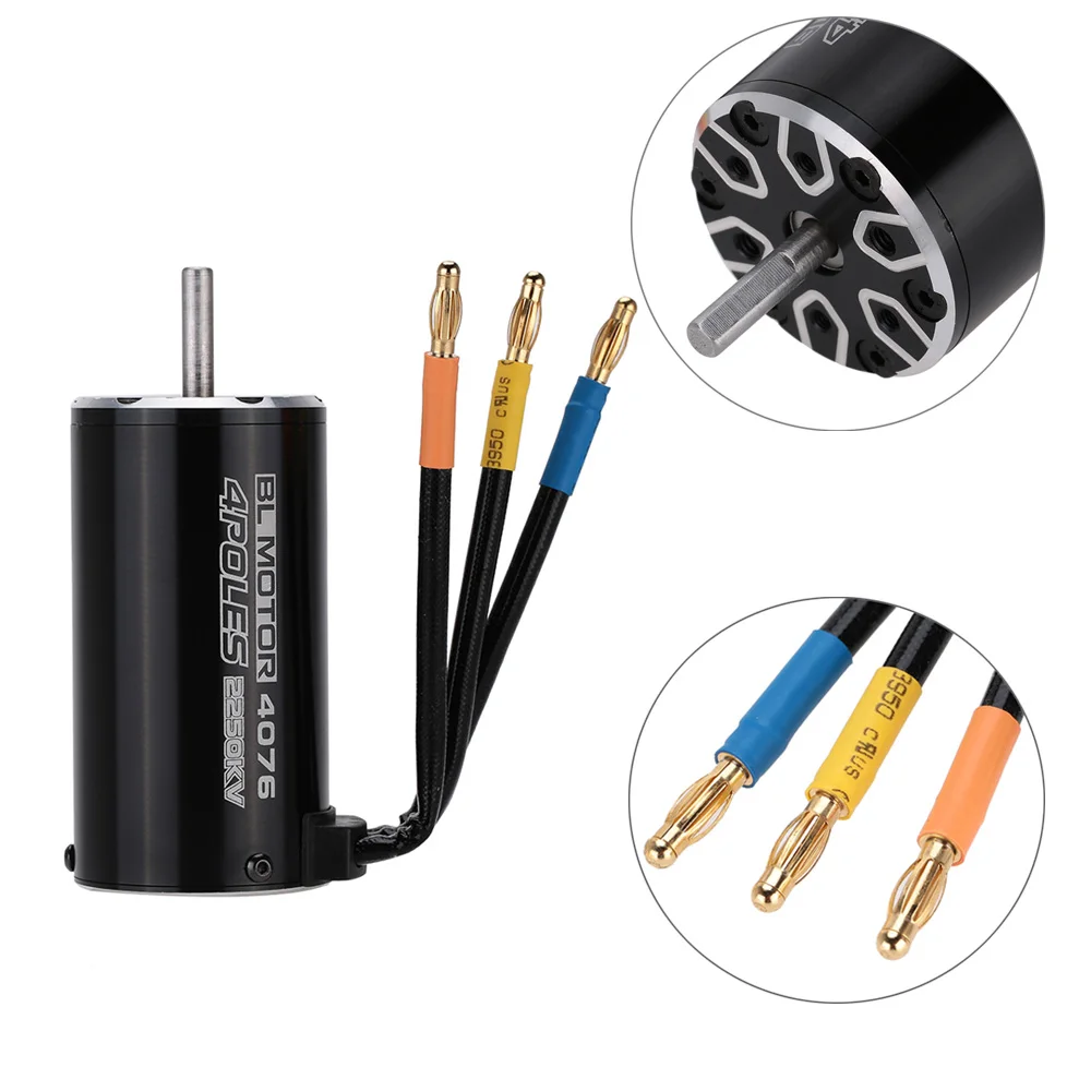 

4076 2250KV 4P Sensorless Brushless Motor for 1/8 RC Monster Truck