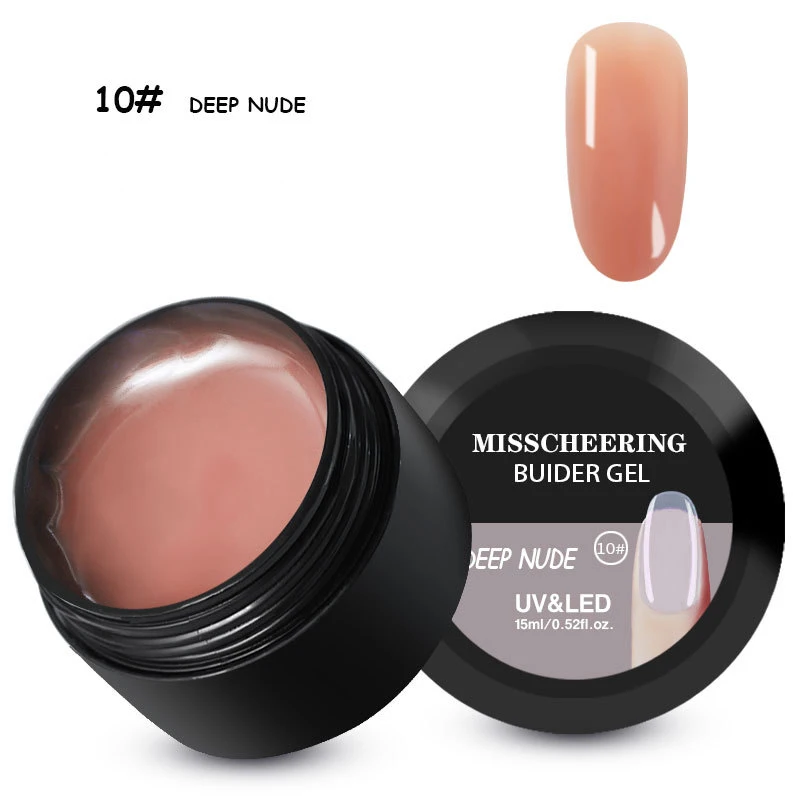 New Nails Extension Gel Quick Building Nail Tips 15ml Art Manicure Accessories SCI88 - Цвет: 10