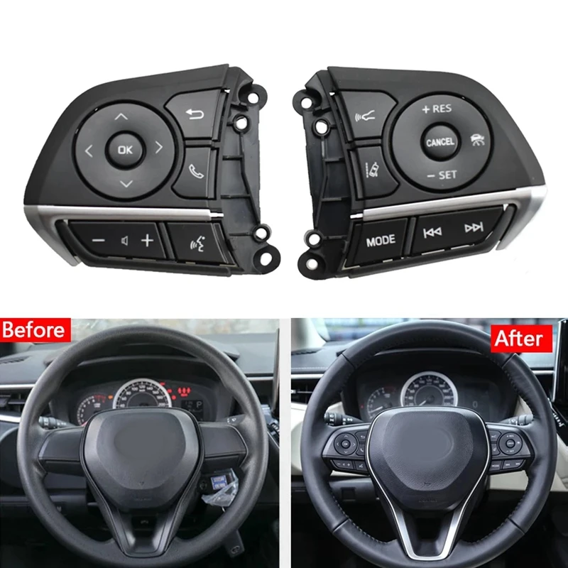 Car Multi Function Steering Wheel Button Switch Cruise Control Switch