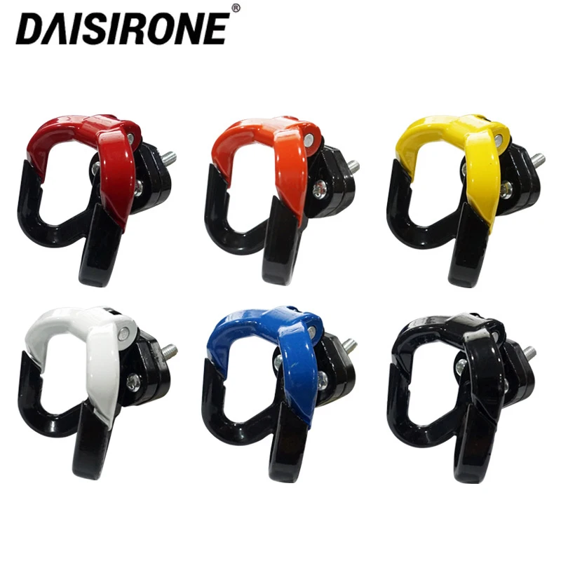 

Motorcycle Hook Luggage Bag Hanger Helmet Claw Double Bottle Carry Holders Aluminum alloy 6 Colors Available